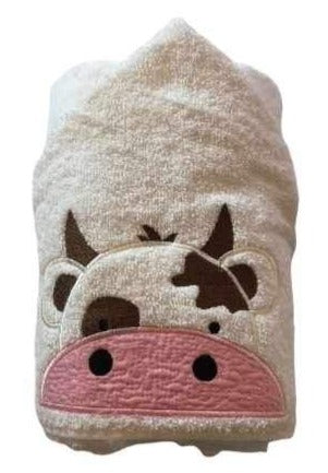 Carl The Cow, Hooded Towel