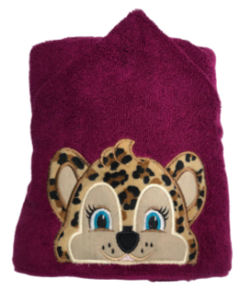 Leopard, Hooded Towel - Lilarrow