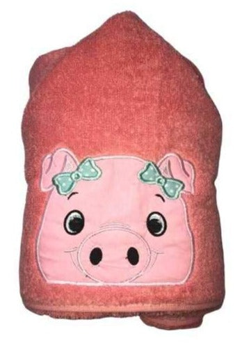 Peggy The Pig, Hooded Towel