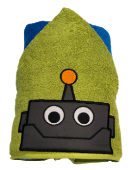 Robot, Hooded Towel - Lilarrow