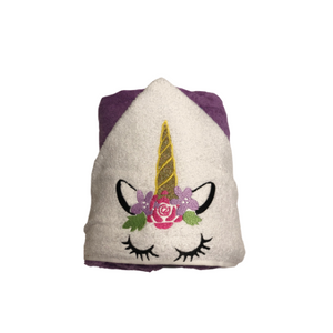 Unicorn, Hooded Towel - Lilarrow